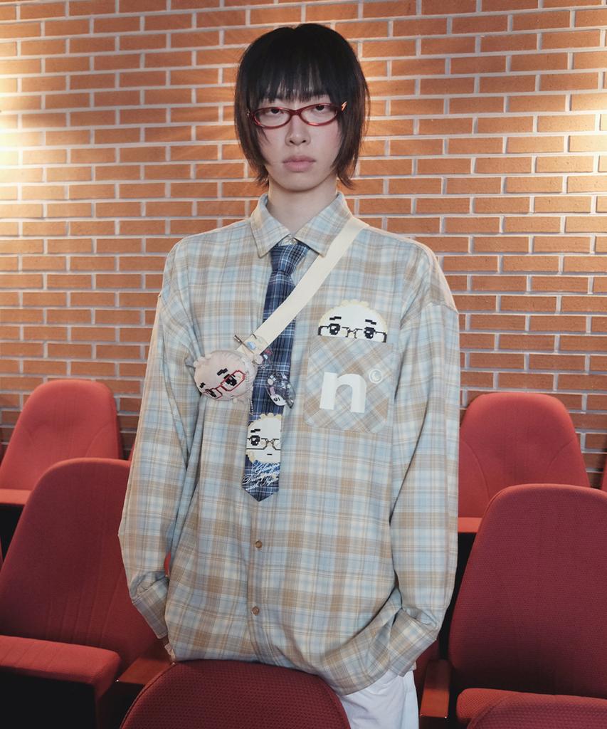 NYXX Nygd Check Shirts Yellow