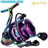 SOUGAYILANG Fishing Reel Spinning Reel Left/right with 6.0:1 Gear Ratio 12+1 Ball Bearings Fishing Wheel Fishing Tools