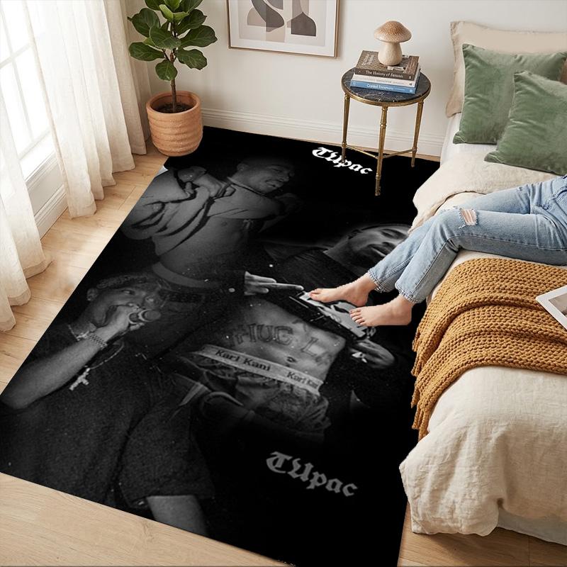 Rap Legends Living Room Non-Slip Area Rug Soft Carpet for Bedroom Game Playroom Sofa Office Home Decor Doormat Christmas Gift C9211192