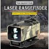 2-in-1 Professional Mini Laser Range Finder Speedometer 1200M Real-time Distance Metal Laser Rangefinder for Hunting Outdoor