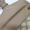 [Pre-Owned] Dionysus Tiger Head Buckle Logo Beige Lining GG High-Quality Synthetic Canvas WOC Wallet Crossbody Shoulder Bag - Very Good #9GQFSX