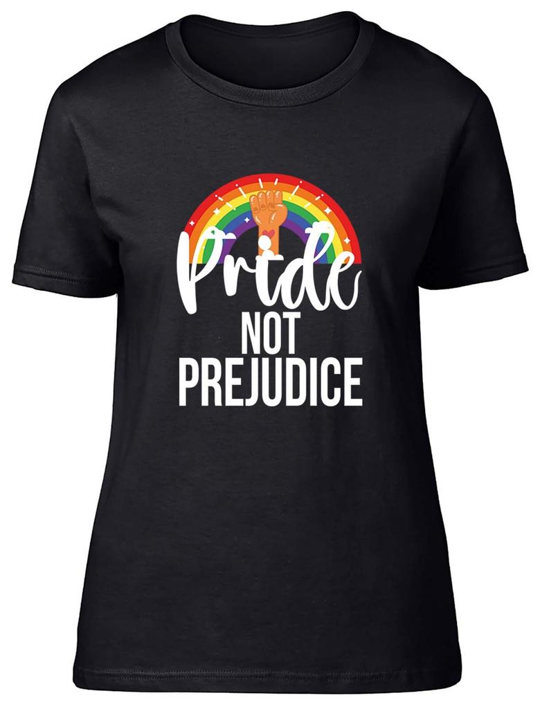 Pride Not Prejudice Fitted Womens Ladies T Shirt Gift
