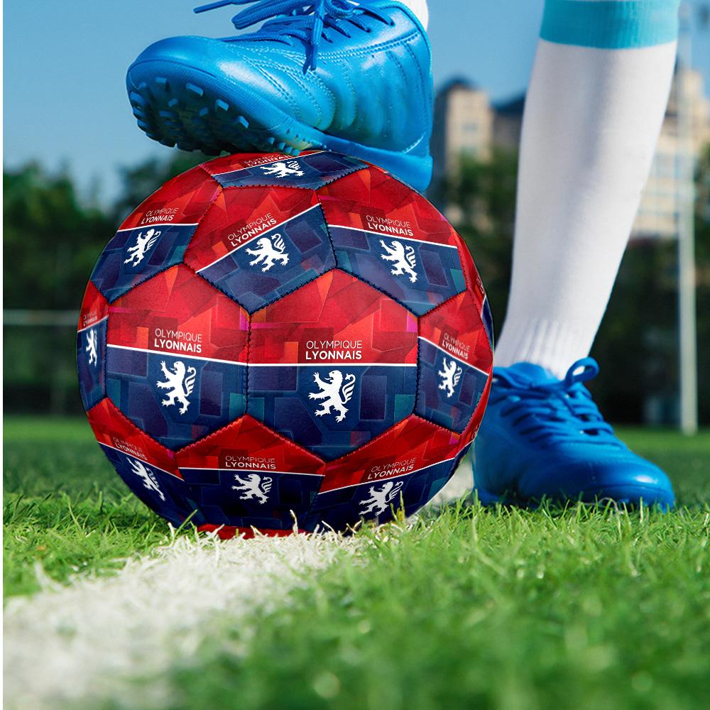 Футбольный мяч Lyon FC, размер 5, стандартный, прочный, для тренировок и матчей, для взрослых, для занятий спортом на открытом воздухе