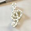 Polka Dot Shark Clip Headwear Oversize Hairgrip Retro Musical Note Hair Claw  Everyday Wear