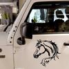 Fashion Horse Head Reflective Car Truck Vehicle Body Window Decals Sticker Decor