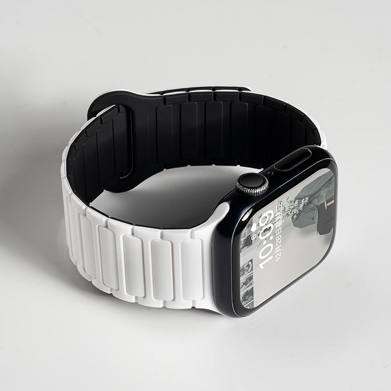 Силиконовый ремешок Jingyi для Apple Watch S7/S8/S9/S11 и iWatch10 с магнитной застежкой
