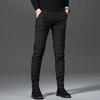 Men's Slim Fit Plaid Casual Pants for Spring and Autumn