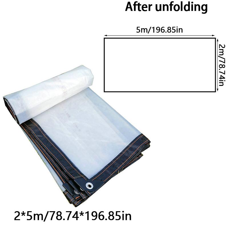 Водонепроницаемый полиэтиленовый пленочный брезент с люверсами для использования на открытом воздухе