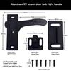Aluminum RV Screen Door Latch Handle Right-Hand Replacement Kit Suitable for Travel Trailers Campers and RVs | Interior RV Accessories | Alumi