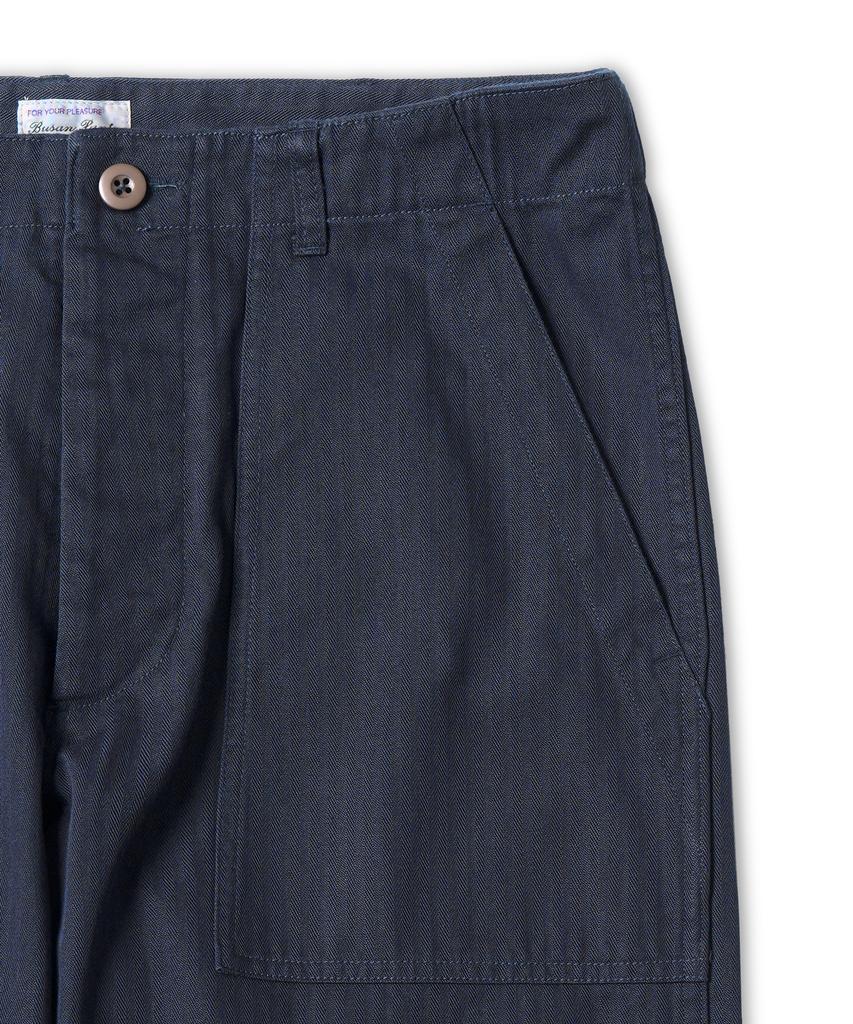 Bancheu Npg Hbt Cotton One Wash Fatigue Pants - Navy