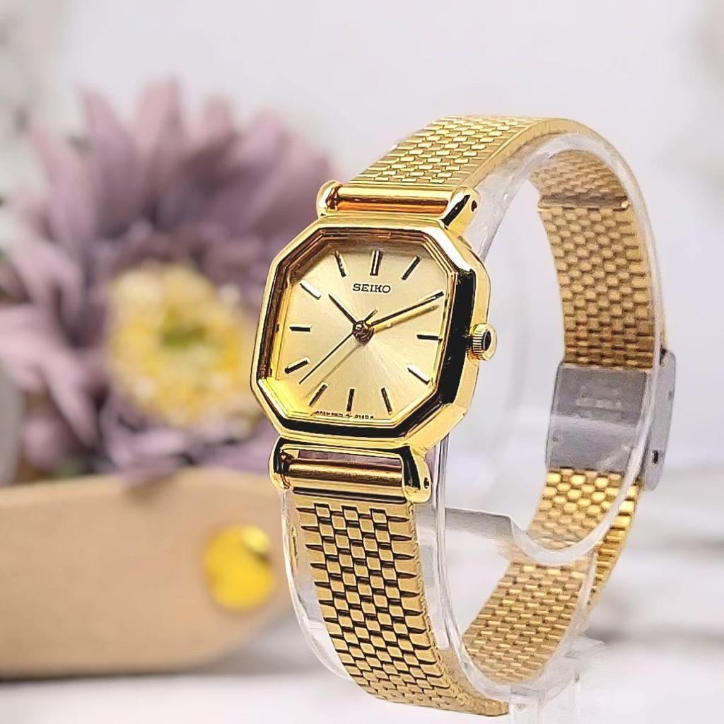 [USED] SEIKO Gold Octagon Women's Watch