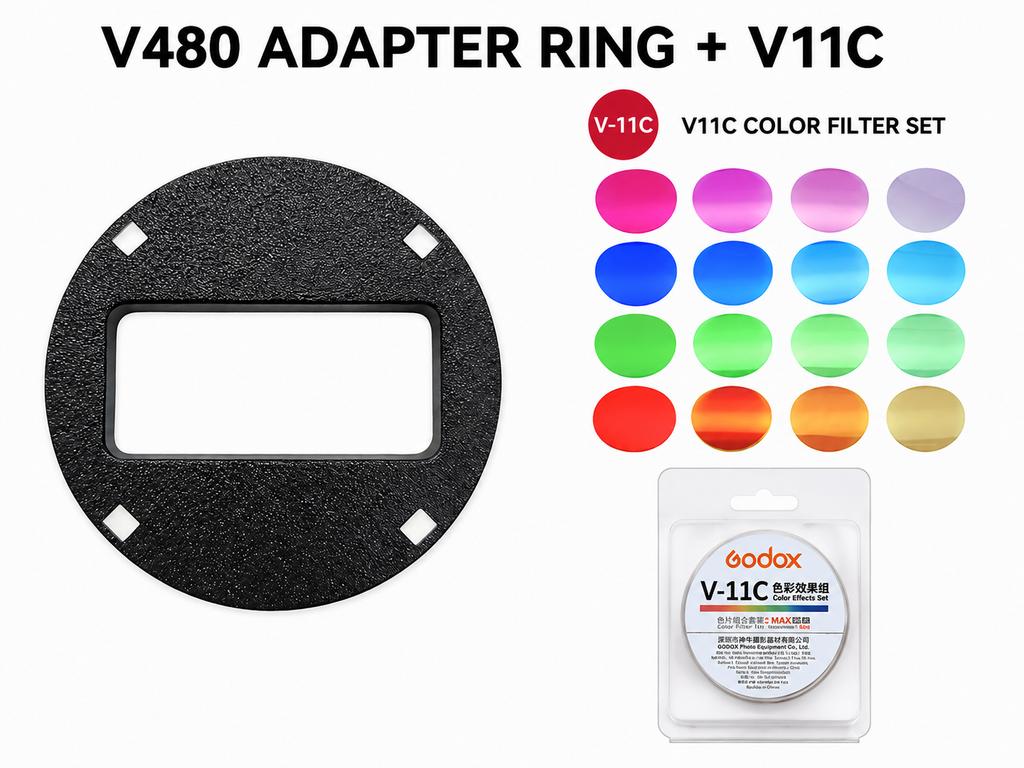 Magnetic Flash Accessories Diffuser Mount Adapter For Godox IT32 Adapter Ring fit AK-R1 AK-R11 AK-R14 AK-R16 V11T V11C