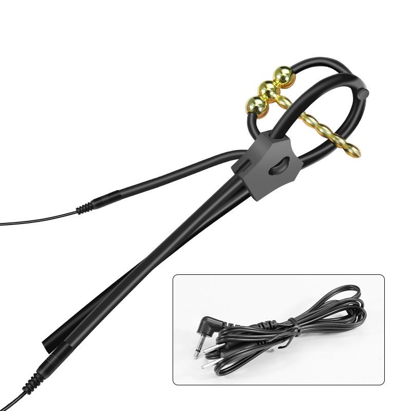 SM Electro Shock Penis Plug Ring Electric Stimulate Massage Horse Eye Stick Cockring Glans Trainer Horse Eye Stick Sex Toy