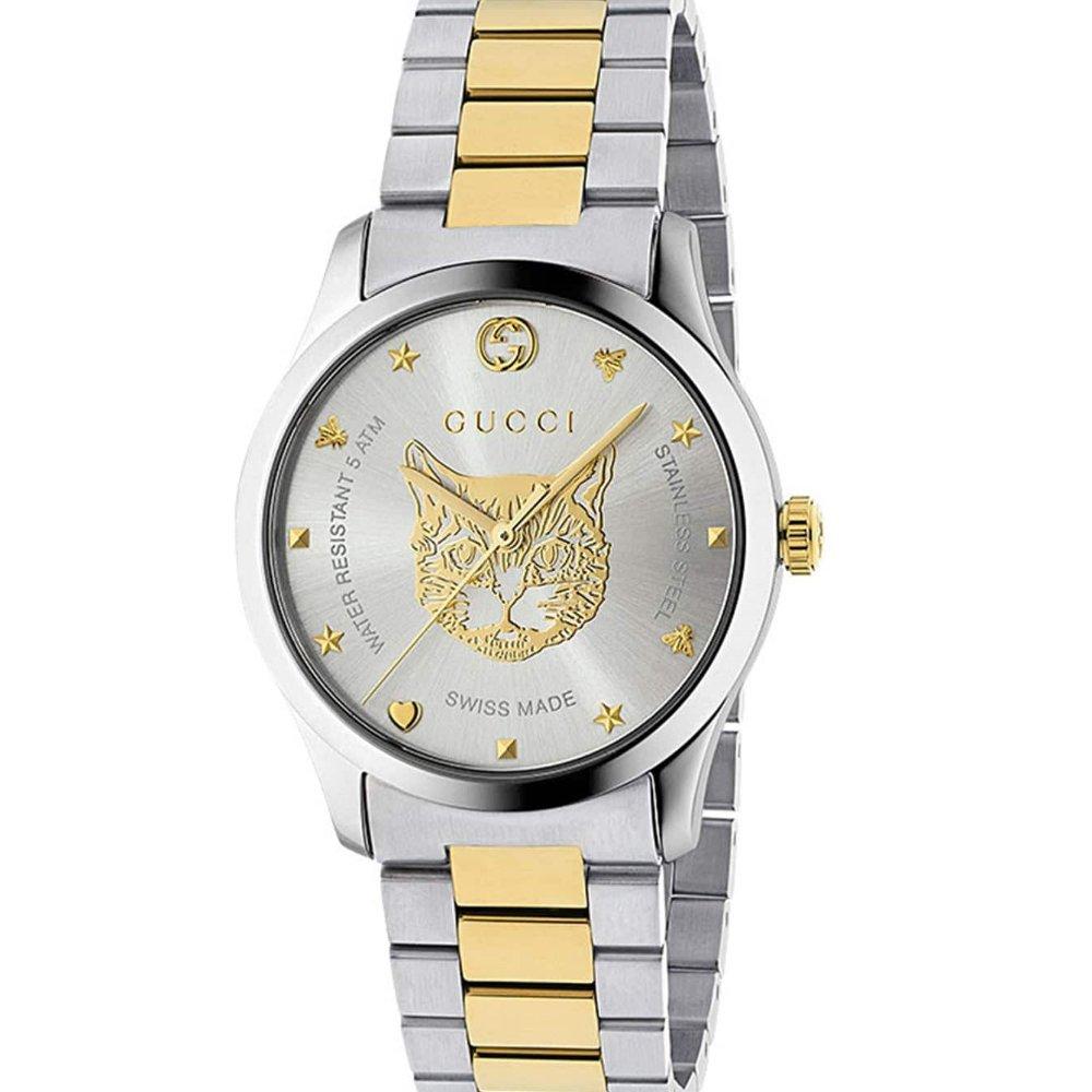 Gucci YA1264074 G-Timeless Two-Tone Women's Watch