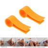 6Pcs Yellow Network Cable Straightener Ethernet Wire Loosener  Telephone wire finishing arrangement