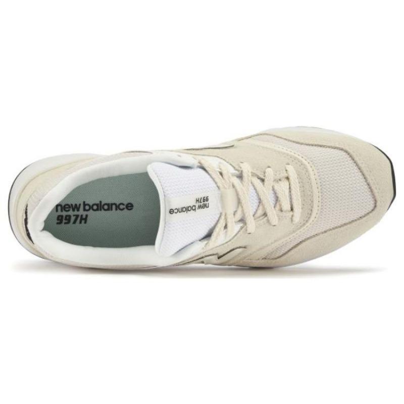 New Balance 997H Женские Простые Универсальные Синтетическая Кожа Ткань Средняя Высота Повседневные Беговые Кроссовки Бежевые CW997HTJ