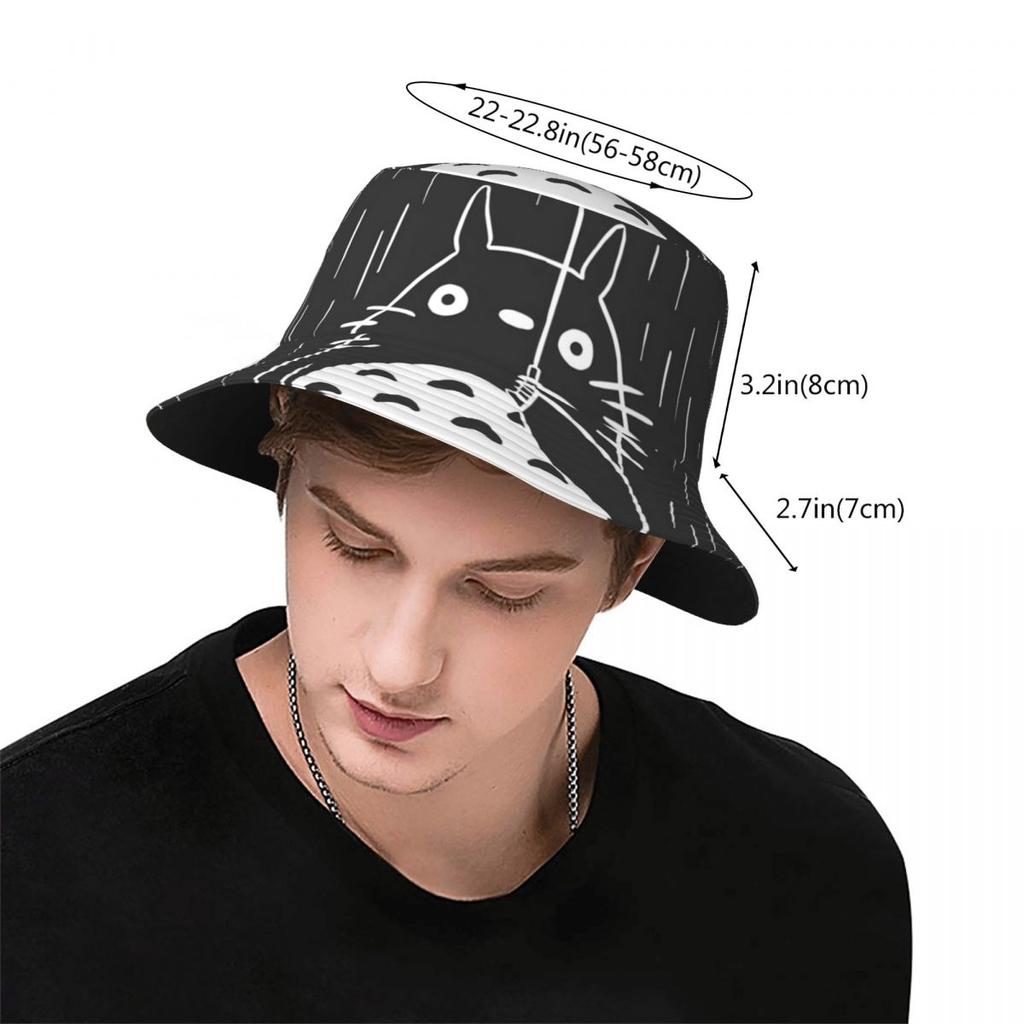 Женская Панама в стиле аниме «Мой сосед Тоторо» Studio Ghibli, унисекс, женская Кепка в стиле манга Хаяо Миядзаки, пляжная, летняя, в рыбацком стиле