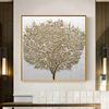 Modern Abstract Golden Tree Canvas Painting Posters and Prints Wall Art Pictures Home Living Room Bedroom Decoration