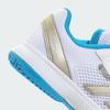 adidas Courtflash Hook-and-Loop Tennis Shoes Kids JP6686 Kids' Performance Sports Shoes Cloud White / Cyber Metallic / Lucid Aquamarine