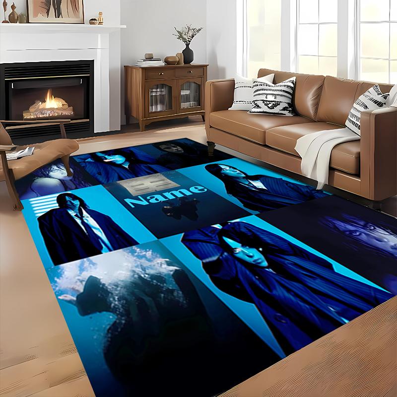 Custom personalization Billie Eilish Area Rug - Perfect For Kitchen, Bathroom,Laundry Room Decor Large Size Available,Gift All Seasons