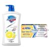 Crest 3D White Rose Salt 165g Twin + Safeguard Lemon 1kg Bundle