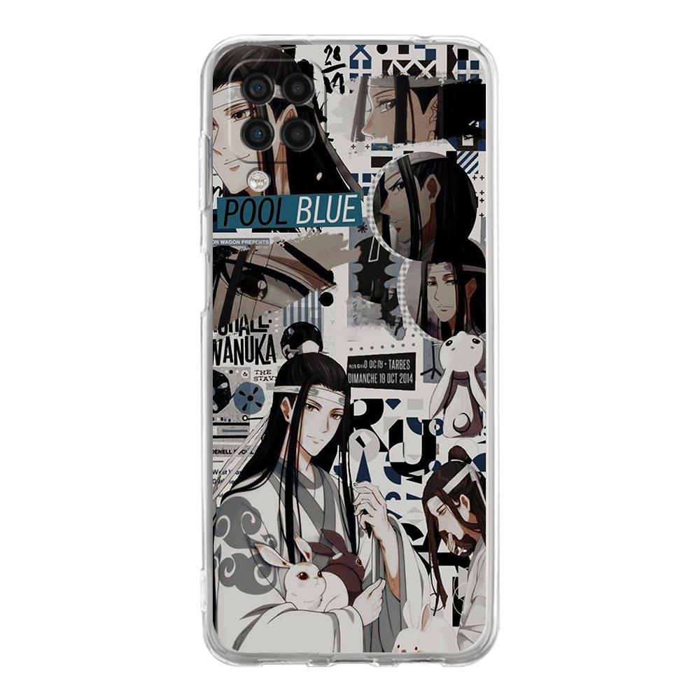 Прозрачный чехол для телефона Samsung Galaxy A13 A51 A71 A21S A12 A11 A31 A52 A41 A23 A53 A73 A32 5G A03S Мягкий чехол Аниме Mo Dao Zu Shi