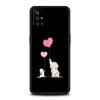 Мультяшный чехол для телефона в парном стиле Для OnePlus 12 11 10 9 8 7 7T Pro 12R 10R 9RT 9R 8T Nord N100 N200 N10 2T CE 2 5G Черная крышка