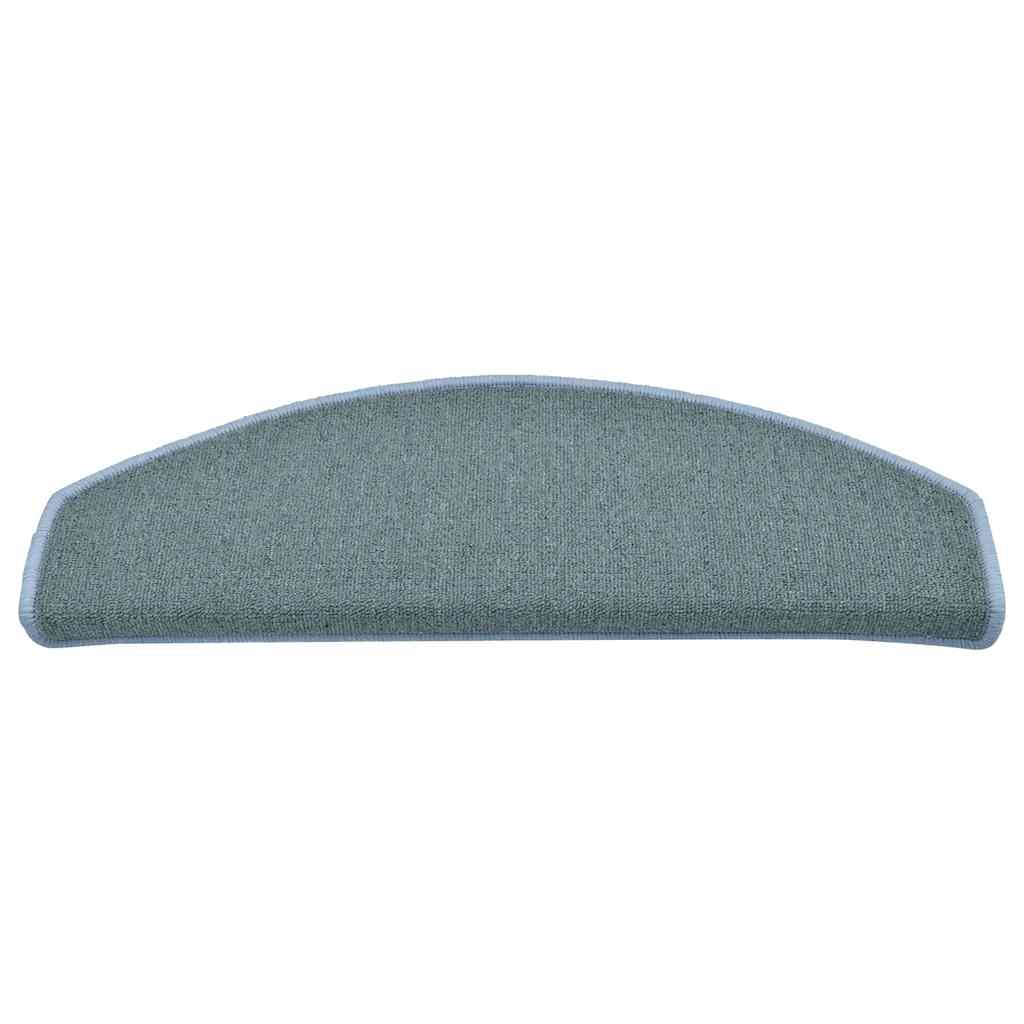 Коврики для ступеней 15 шт.. 65 x 24 x 4 см Морской синий Полукруглый Большой