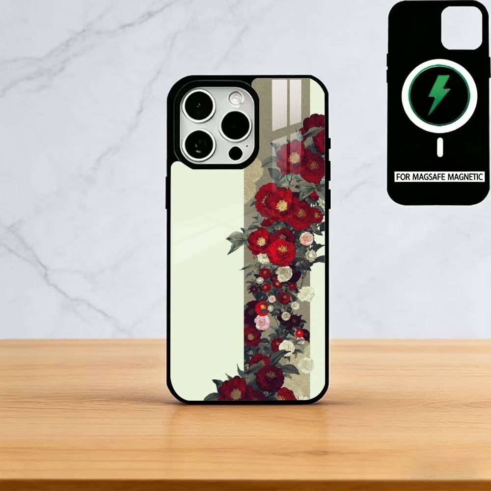 Lnk Art Print Phone Case For iPhone17,16,15,14,13,12,11 Plus,Pro Magnetic For Magsafe Wireless Charging