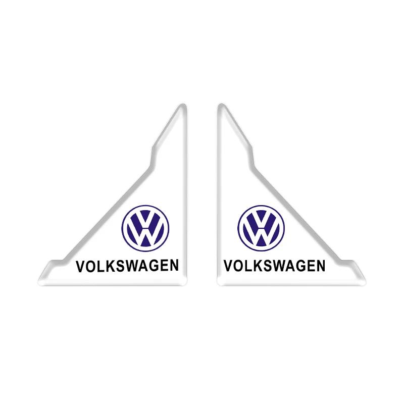 2pcs Car Exterior Decoration Door Corner Cover Anti-collision Sticker For VW Volkswagen Passat POLO Tiguan Golf Jetta zh6