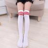 Stylish Cozy Soft Thigh High Long Over Knee Stockings For Student Girls Women's Striped Leg Warmers for Spring Autumn Winter