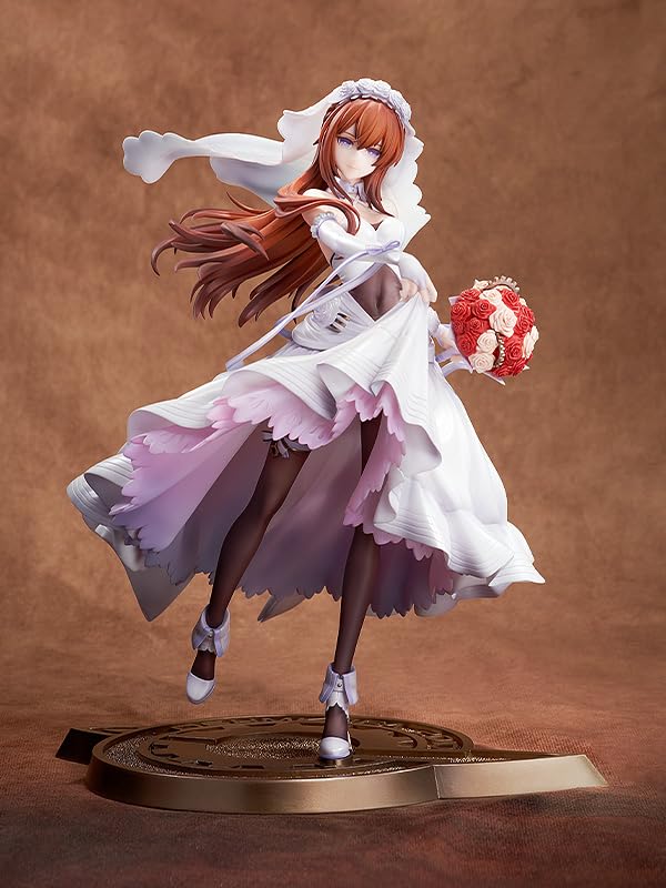 STEINS GATE Свадебное платье Макисе Курису масштабная пластиковая окрашенная готовая фигурка Ver. 1/7