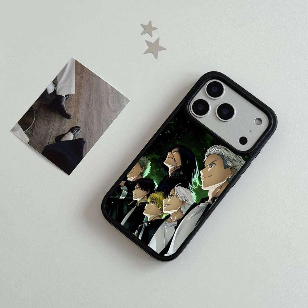 Аниме Ветровка Сакура Чехол для телефона Для iPhone 17 Air 16 15 14 Plus 13 12 11 Pro Max Двухцветный Жесткий ПК Модный Защитный Чехол
