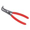 KNIPEX Precision Shaft Snap Ring Pliers, 210mm, Bent, 4921-A31