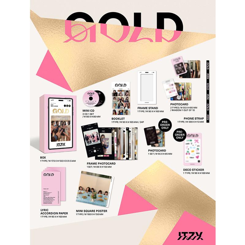ITZY ЗОЛОТО (ТЕЛЕФОННАЯ БОКС Вер.) Специальный выпуск