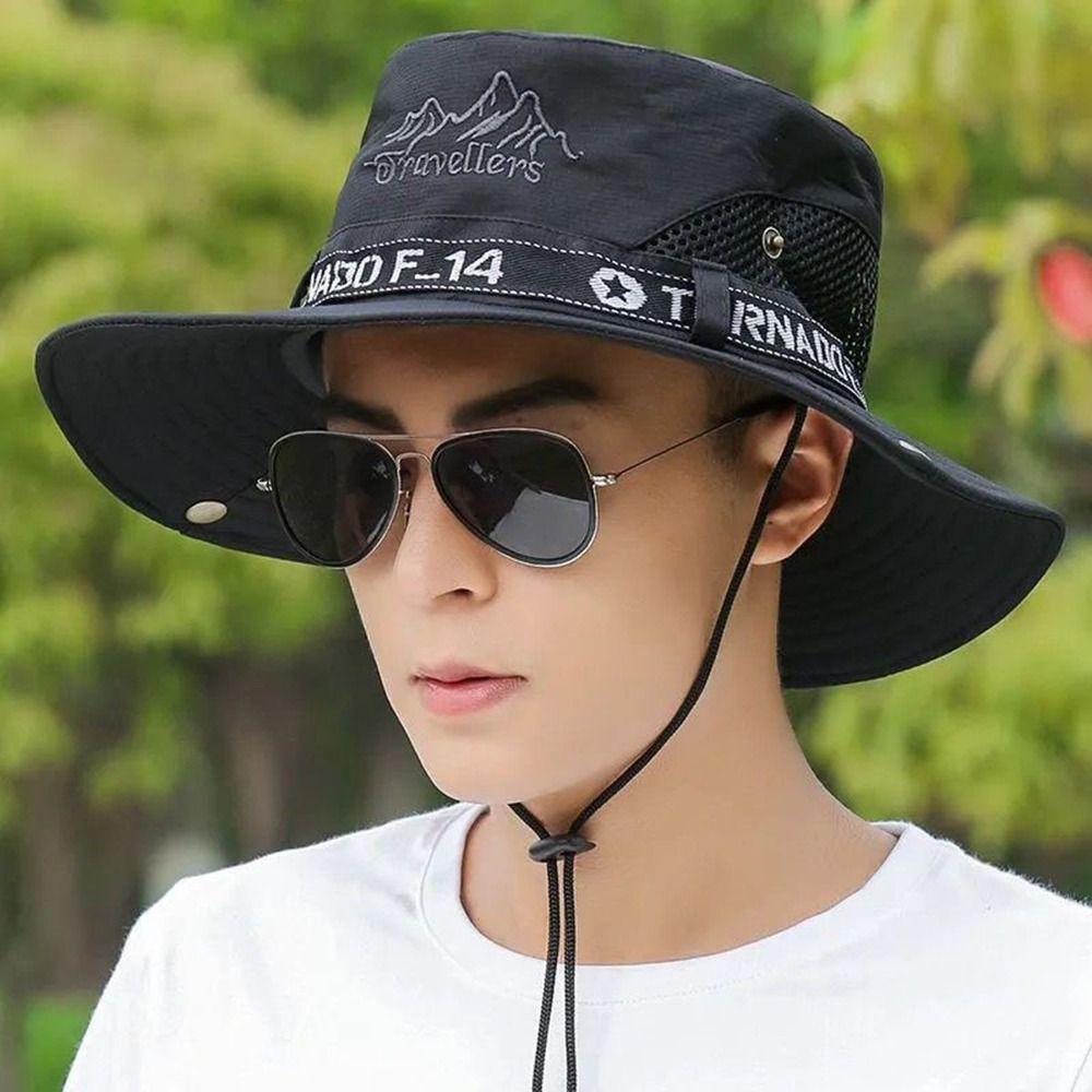 UV Protection Fisherman Hat Quick-drying Panama Cap Fashion Bucket Hat  Fishing Camping