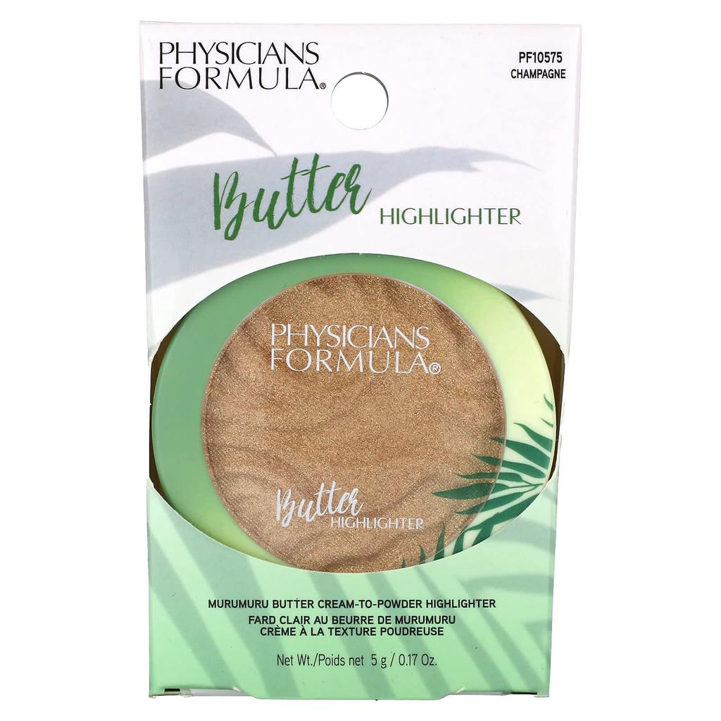 Butter Highlighter, Cream To Powder Highlighter, Pf10575 Champagne, 5G(0.17Oz)