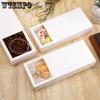 8pcs Black Kraft Paper Drawer Box Mini Crafts Cardboard Present Boxes Soap Jewelry Party Favors Packaging Boxes Foldable Square Jewelry Display
