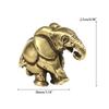 Латунь Домашнее Украшение Ремесла Коллекция Миниатюры Статуэтка Животного Фигурки Слонов Настольное Украшение