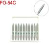 10 шт., 1,6 мм, стоматологические алмазные боры, дрели, стоматологические боры Dia-burs для высокоскоростных наконечников, стоматологические материалы FO-54C