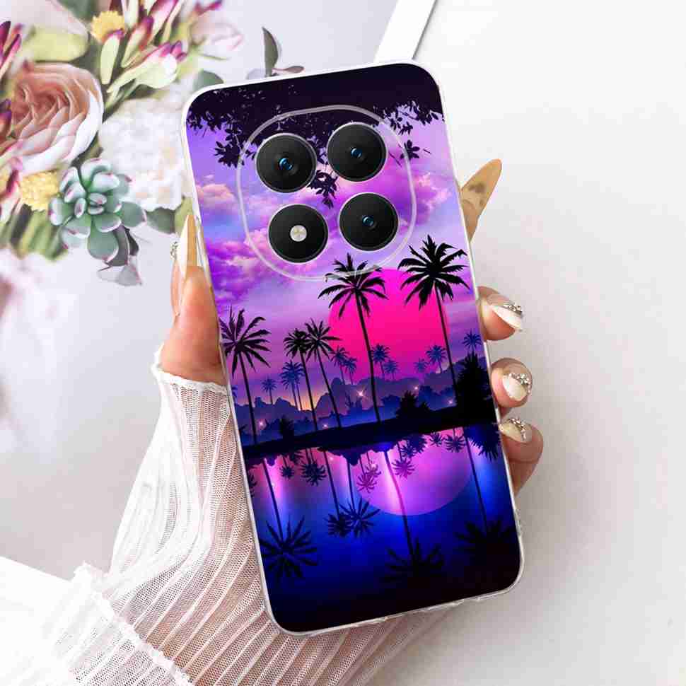 Для Xiaomi Redmi Note 15 Pro Plus ProPlus 5G Чехол Цветочный Мультяшный Чехол Мягкий Силиконовый Чехол Для Redmi Note 15 Pro+ Чехол