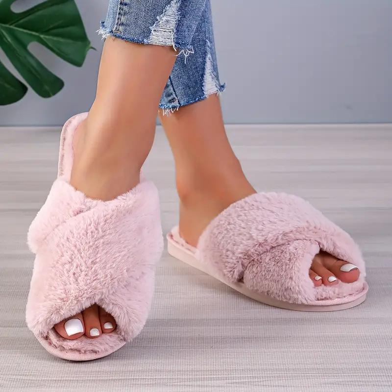 Новый модный дизайн, женские зимние домашние меховые тапочки, домашние шлепанцы из пушистого искусственного меха, модные домашние туфли на плоской подошве, женские шлепанцы