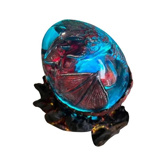 Ночной светильник в виде яйца динозавра ручной работы в виде дракона, инкубационный светильник в виде яйца динозавра для детей