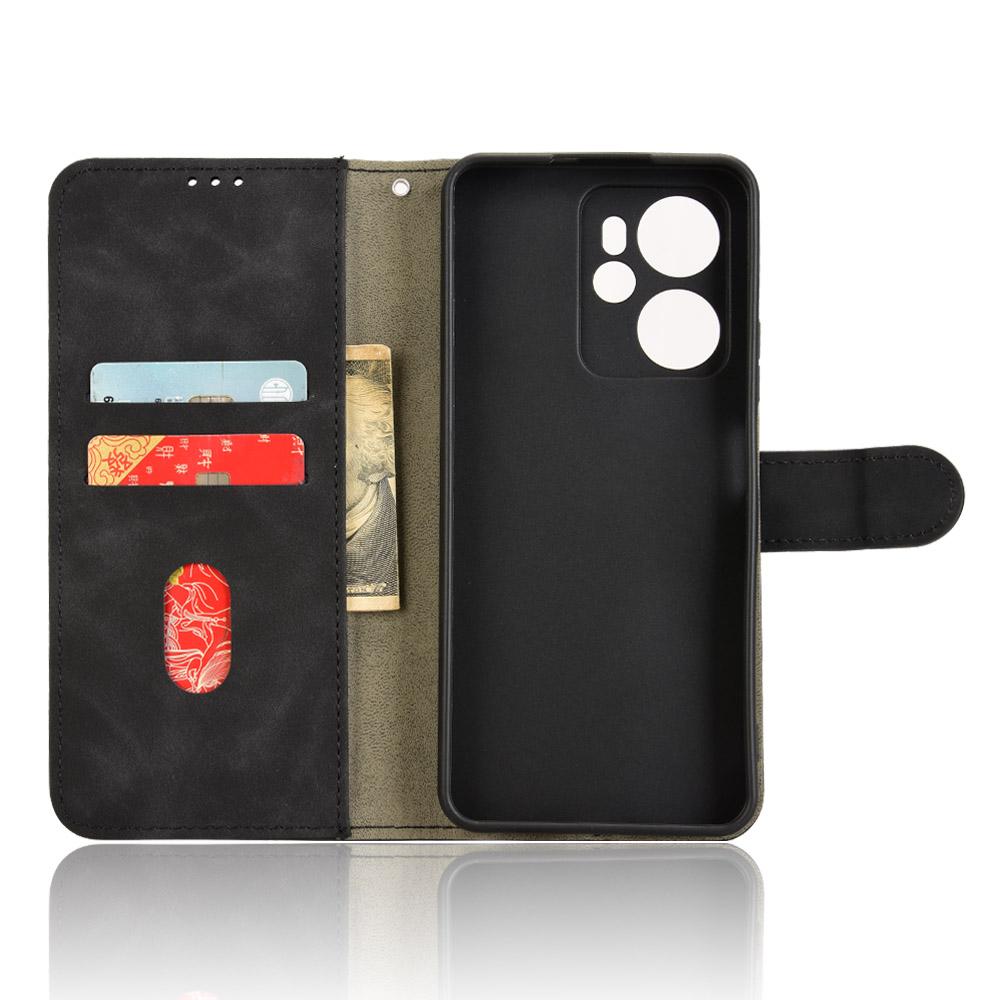 Для Blackview Oscal Tiger 13 Кожаный чехол Кожаный на ощупь Противоударный Чехол-книжка для кошелька