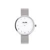 Pair Watch Couple Watch Pair Simple Silver Couple Ladies KLON MOCK NUMBER PAIR WATCH 33mm Men's [Combination Product] -SILVER MESH- Ver.SILVER