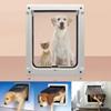 Pet Supplies Dual-Entry Door: Cat & Dog Door, Dog Cage Baffle, Fence Opening, Two-Way Passage