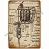 Металлический знак Гараж Газ Масло Свеча зажигания Шиномонтаж Man Cave Club Bar Home Wall Decor Art Vintage Decor Жестяная табличка Декоративная табличка