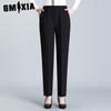 GMXIA XL-8XL Casual Oversize Pants Women High Waist Long Loose Trousers Ladies New Spring Autumn Pants Women Elastic Pants