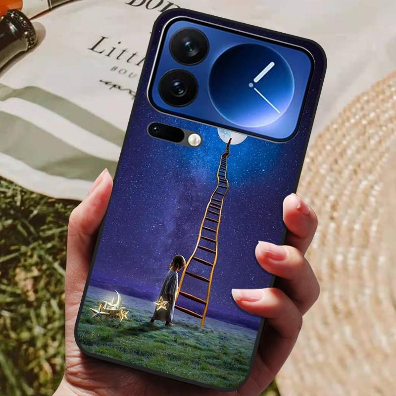 Для Xiaomi Mi 17 Pro Max Чехол Новая Мода Милый Мультяшный Роскошный Мягкий Силиконовый Чехол Для Xiaomi 17 17Pro Max противоударный Funda
