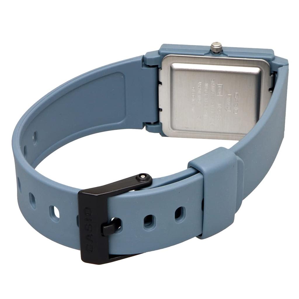 Casio Аналоговые часы Chipkashi Cheap Casio Матовый серо-голубой уретановый ремень Прямоугольный циферблат Унисекс Overseas Модель MQ-38UC-2A2 [Товар]